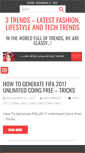 Mobile Screenshot of 3trendz.com